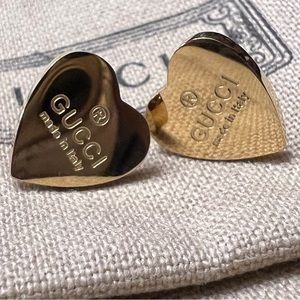 Gucci Heart Stud Earrings
